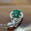 Type A Green Omphacite Jade Jadeite Pixiu - 2.01g 22.9 by 11.2 by 5.7mm - Huangs Jadeite and Jewelry Pte Ltd