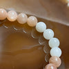 Natural Mixed Moonstone & Sunstone Crystal Bracelet 彩月光 18.02g 8.6mm/bead 22 beads - Huangs Jadeite and Jewelry Pte Ltd