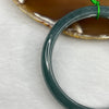 Type A Semi Icy Blueish Green Jadeite Bangle (NO LINE) 47.22g inner diameter 60.5mm 10.3 by 7.5mm - Huangs Jadeite and Jewelry Pte Ltd