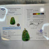 18k Yellow Gold High Quality Translucent Type A Light Green with Green, Dark Blueish Green and Russet Patches Jade Jadeite Shan Shui Pendant with NGI Cert for Benefactor Luck 231.82 cts 63.65 by 43.42 by 10.22mm - Huangs Jadeite and Jewelry Pte Ltd