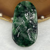 Type A Semi Icy Spicy Green Jade Jadeite Shan Shui 38.57g 63.5 by 34.9 by 8.2mm - Huangs Jadeite and Jewelry Pte Ltd