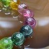 Natural Tourmaline Crystal Bracelet 电气石 19.64g 8.3mm/bead 23 beads - Huangs Jadeite and Jewelry Pte Ltd