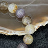 Natural Purple Titanium 紫钛晶 Bracelet 17 beads - 48.77g 12.9mm/bead - Huangs Jadeite and Jewelry Pte Ltd
