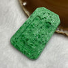 Type A Spicy Green God of Fortune 29g 56.1 by 37.8 by 6.4mm - Huangs Jadeite and Jewelry Pte Ltd