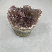 Natural Amethyst Cave Display - 581.5g 88.8 by 89.9 by 76.8mm - Huangs Jadeite and Jewelry Pte Ltd