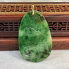 18K High Quality Type A Patches of Blueish Green Suffused to a Paler Ground Jade Jadeite Shan Shui Gui Ren Pendant with NGI Cert 202.54 cts 69.23 by 44.43 by 7.81mm - Huangs Jadeite and Jewelry Pte Ltd