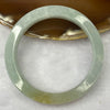 Type A Blueish Green and Yellow Jadeite Bangle 41.66g inner diameter 54.3mm 8.6 by 7.4mm - Huangs Jadeite and Jewelry Pte Ltd