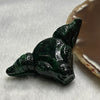 Type A Old Mine Green Jade Jadeite Ox Head - 40.52g 29.3 by 57.1 by 18.4mm - Huangs Jadeite and Jewelry Pte Ltd