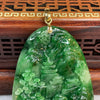 18K High Quality Type A Patches of Blueish Green Suffused to a Paler Ground Jade Jadeite Shan Shui Gui Ren Pendant with NGI Cert 202.54 cts 69.23 by 44.43 by 7.81mm - Huangs Jadeite and Jewelry Pte Ltd