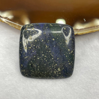 Natural Blue Dumortierite Charm each about 19.69 g 35.8 mm 35.8 mm 7.0 mm - Huangs Jadeite and Jewelry Pte Ltd