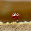 Natural Orange Red Garnet Crystal Stone for Setting - 0.75ct 5.1 by 5.1 by 3.3mm - Huangs Jadeite and Jewelry Pte Ltd