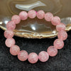 Natural Rose Quartz 玫瑰石英 Bracelet - 17 beads 47.85g 12.9mm/bead - Huangs Jadeite and Jewelry Pte Ltd