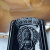 Type A Black Jade Jadeite Guan Yin 慈悲为怀 30.32g 58.8 by 46.0 by 9.3mm - Huangs Jadeite and Jewelry Pte Ltd