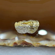 Natural Golden Rutilated Quartz Pixiu 1.23g 14.7 by 7.7 by 6.7mm - Huangs Jadeite and Jewelry Pte Ltd