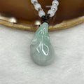 Type A Light Green Rat Jade Jadeite Pendant - 13.34g 32.4 by 19.0 by 12.8mm - Huangs Jadeite and Jewelry Pte Ltd