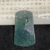 Type A Blueish Green Jade Jadeite Buddha 34.83g 69.9 by 41.8 by 6.1mm - Huangs Jadeite and Jewelry Pte Ltd