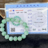 Type A Burmese Jade Jadeite Bracelet - 64.79g 16 beads each 13.3mm - Huangs Jadeite and Jewelry Pte Ltd