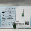 Type A Green Omphacite Jade Jadeite Leaf - 2.98g 34.7 by 13.8 by 5.9mm - Huangs Jadeite and Jewelry Pte Ltd