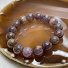Natural Amethyst Cacoxenite Crystal Bracelet 45.16g 12.9mm/bead 16 beads - Huangs Jadeite and Jewelry Pte Ltd