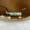 Type A Green Jade Jadeite Bamboo 3.17g 21.0 by 6.0 by 6.0 mm - Huangs Jadeite and Jewelry Pte Ltd