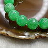 Rare High End Yang Green Icy Jade Jadeite Bracelet with NGI Cert 38.66g 11.0mm/bead 17beads - Huangs Jadeite and Jewelry Pte Ltd