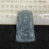 Type A Blueish Green Jade Jadeite Buddha & Lotus 27.36g 57.5 by 35.4 by 7.0mm - Huangs Jadeite and Jewelry Pte Ltd