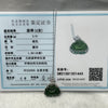 Type A Green Omphacite Jade Jadeite Milo Buddha - 3.51g 25.7 by 20.7 by 6.2mm - Huangs Jadeite and Jewelry Pte Ltd