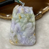 Type A Tri Color Acala & Dragon 68.19g 68.8 by 39.7 by 12.9mm - Huangs Jadeite and Jewelry Pte Ltd