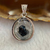Rare Clear Quartz with Sapphire inside in 925 Silver Pendant 5.21g 30.1 by 18.0 by 8.2mm - Huangs Jadeite and Jewelry Pte Ltd