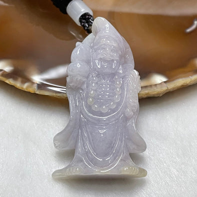 Type A Lavender Jade Jadeite Ji Gong 39.03g 58.0 by 32.6 by 13.3mm - Huangs Jadeite and Jewelry Pte Ltd