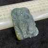 Type A Blueish Green Yellow Jade Jadeite Thousand Hands Guan Yin with Dragon - 49.89g 71.6 by 46.2 by 7.4mm - Huangs Jadeite and Jewelry Pte Ltd