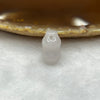Type A Faint Lavender Jade Jadeite Peanut - 1.43g 13.8 by 7.3 by 7.3 mm - Huangs Jadeite and Jewelry Pte Ltd