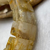 Natural Golden Rutilated Quartz Bracelet 手牌 - 69.55g 18.6 by 14.8 by 9.0mm/piece 19 pieces - Huangs Jadeite and Jewelry Pte Ltd