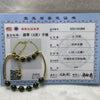 Type A Green Jade Jadeite 14kgf Bracelet - 6.10g 7.0mm/bead 6 beads - Huangs Jadeite and Jewelry Pte Ltd