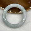 Type A Lavender and Green Jadeite Bangle 64.33g inner diameter 53.0mm 10.8 by 11.0mm - Huangs Jadeite and Jewelry Pte Ltd