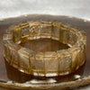 Natural Golden Rutilated Quartz Bracelet 手牌 - 68.99g 18.7 by 7.9mm/piece 19 pieces - Huangs Jadeite and Jewelry Pte Ltd