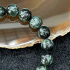Natural Seraphinite Bracelet 绿龙晶 - 36.08g 11.4mm/bead 17 beads - Huangs Jadeite and Jewelry Pte Ltd