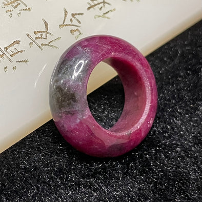 Natural Ruby Zoisite 红绿宝 Ring 8.22g US 4 HK 8 Inner Diameter 15.4mm - Huangs Jadeite and Jewelry Pte Ltd