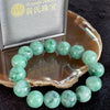 Type A Burmese Jade Jadeite Beads Bracelet - 70.83g 14 mm 15 beads - Huangs Jadeite and Jewelry Pte Ltd
