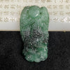 Type A Spicy Green Lei Gong 雷公 Jade Jadeite Pendant - 74.04g 72.6 by 38.1 by 13.9mm - Huangs Jadeite and Jewelry Pte Ltd