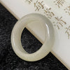 Type A Burmese Light Yellow Jade Jadeite Ring - 4.8g US 8.5 HK 19 Inner Diameter 19.0mm - Huangs Jadeite and Jewelry Pte Ltd