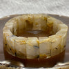 Natural Golden Rutilated Quartz Bracelet 手牌 - 69.26g 18.9 by 13.7 by 8.2mm/piece 18 pieces - Huangs Jadeite and Jewelry Pte Ltd