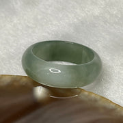 Type A Light Green Jade Jadeite Ring - 4.09g US 9.25 HK 20.5 Inner Diameter 19.3mm Thickness 7.2 by 3.3mm - Huangs Jadeite and Jewelry Pte Ltd