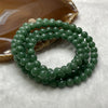Type A Green Jade Jadeite Necklace 61.64g 7.2mm/bead 108 beads - Huangs Jadeite and Jewelry Pte Ltd