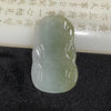 Type A Icy 2 shades of Green Jade Jadeite Zhong Kui Pendant - 25.55g 58.5 by 38.1 by 5.8mm - Huangs Jadeite and Jewelry Pte Ltd