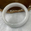 Type A Faint Lavender Green Jadeite Bangle 60.94g inner diameter 55.7mm 15.7 by 8.4mm - Huangs Jadeite and Jewelry Pte Ltd