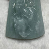 Type A Light Green Jade Jadeite Guan Yin & Elephant 65.03g 69.3 by 49.4 by 11.4mm - Huangs Jadeite and Jewelry Pte Ltd