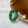 Type A Spicy Green Jade Jadeite Ring 1.82g US4.25 HK9 Inner Diameter 15.3mm Thickness 5.9 by 2.2mm - Huangs Jadeite and Jewelry Pte Ltd