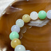 Type A High Quality Semi Icy Mixed Colour Jade Jadeite Bracelet 32.26g 10.0mm/bead 19 beads - Huangs Jadeite and Jewelry Pte Ltd