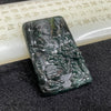 Type A Blueish Green Jade Jadeite Buddha - 52.95g 64.8 by 43.1 by 7.6 mm - Huangs Jadeite and Jewelry Pte Ltd